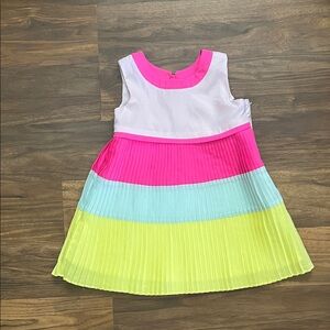 Ted Baker Pink, Blue, and Yellow Kids Dress